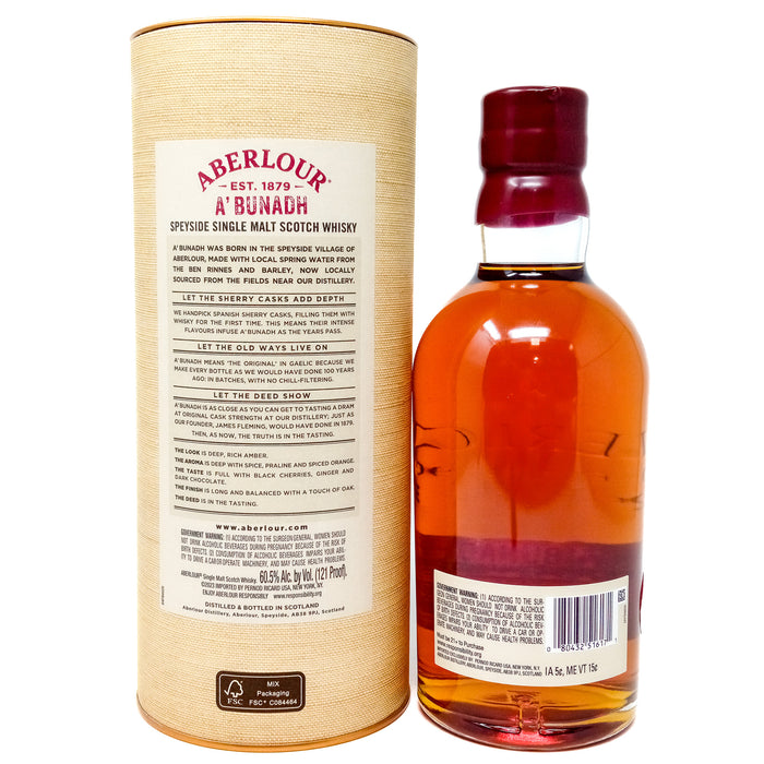 Aberlour A'Bunadh Batch #79 Single Malt Scotch Whisky, 75cl, 60.5% ABV
