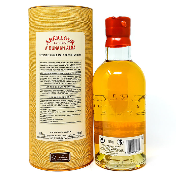 Aberlour A'Bunadh Alba Batch #9 Single Malt Scotch Whisky, 70cl, 59.3% ABV