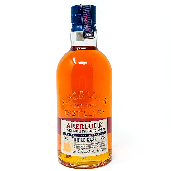 Aberlour Triple Cask Single Malt Scotch Whisky, 70cl, 40% ABV