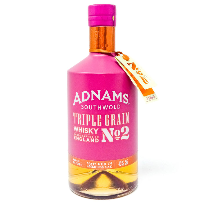 Adnams Southwold No.2 Triple Grain English Whisky, 70cl, 40% ABV