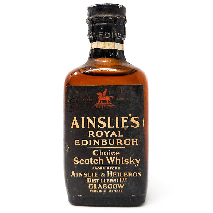 Ainslie's Royal Edinburgh Blended Scotch Whisky, Miniature, No Strength or Capacity stated.