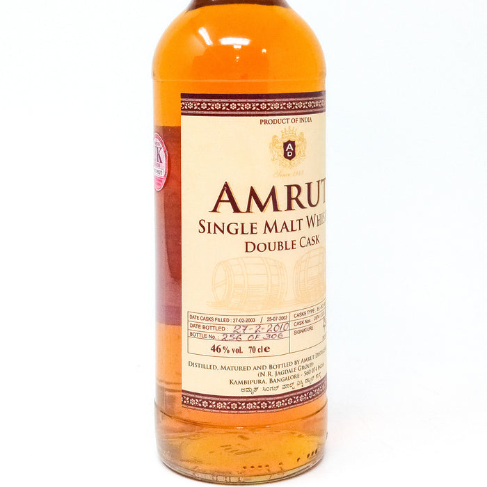 Amrut Double Cask #1 Single Malt  Indian Whisky, 70cl, 46% ABV
