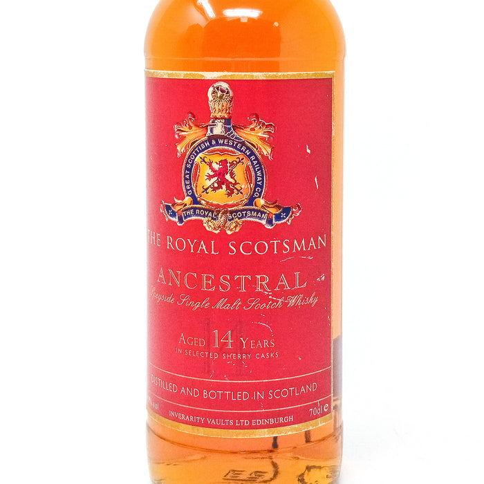 Royal Scotsman Ancestral 14 Year Old Single Malt Scotch Whisky, 70cl, 40% ABV