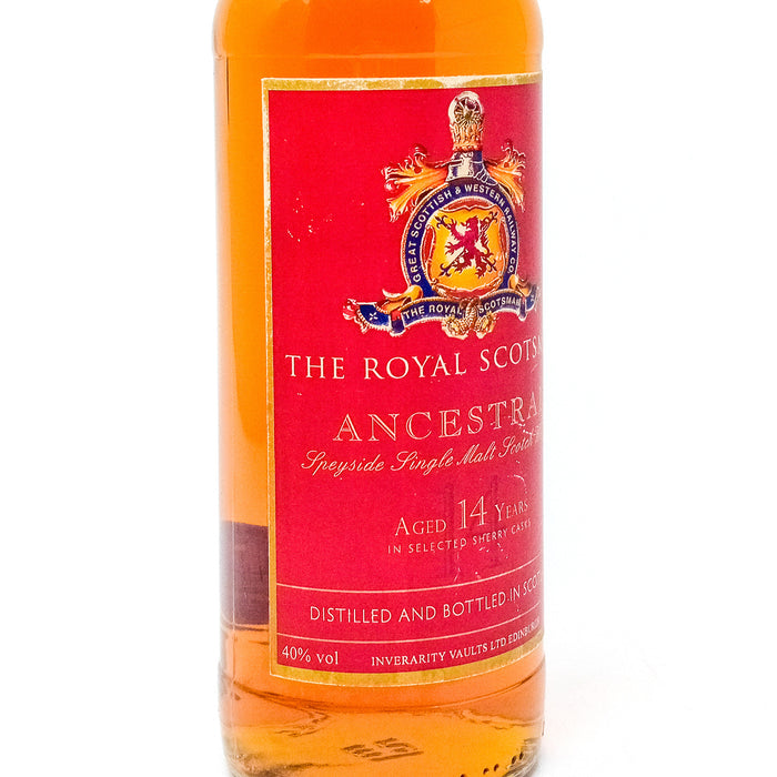 Royal Scotsman Ancestral 14 Year Old Single Malt Scotch Whisky, 70cl, 40% ABV