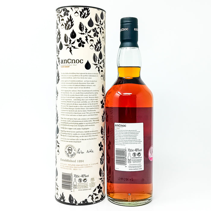 anCnoc Peter Arkle Limited Edition 1st Edition Single Malt Scotch Whisky 70cl, 46% ABV
