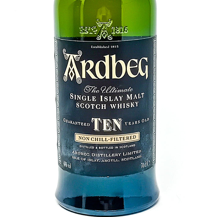 Ardbeg 10 Year Old (Old Style) Single Malt Scotch Whisky, 70cl, 46% ABV