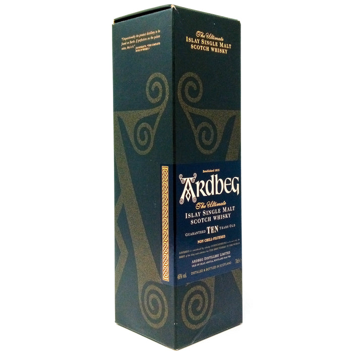 Ardbeg 10 Year Old Single Malt Scotch Whisky 70cl, 46% ABV