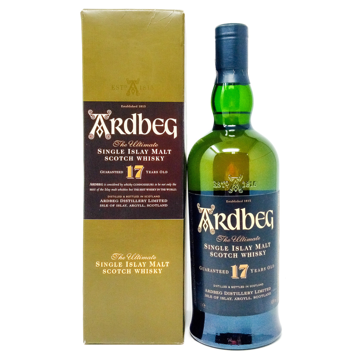 Ardbeg 17 Year Old Single Malt Scotch Whisky 70cl, 40% ABV