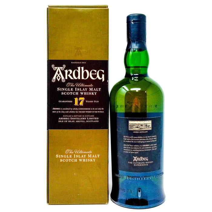 Ardbeg 17 Year Old Single Malt Scotch Whisky 70cl, 40% ABV