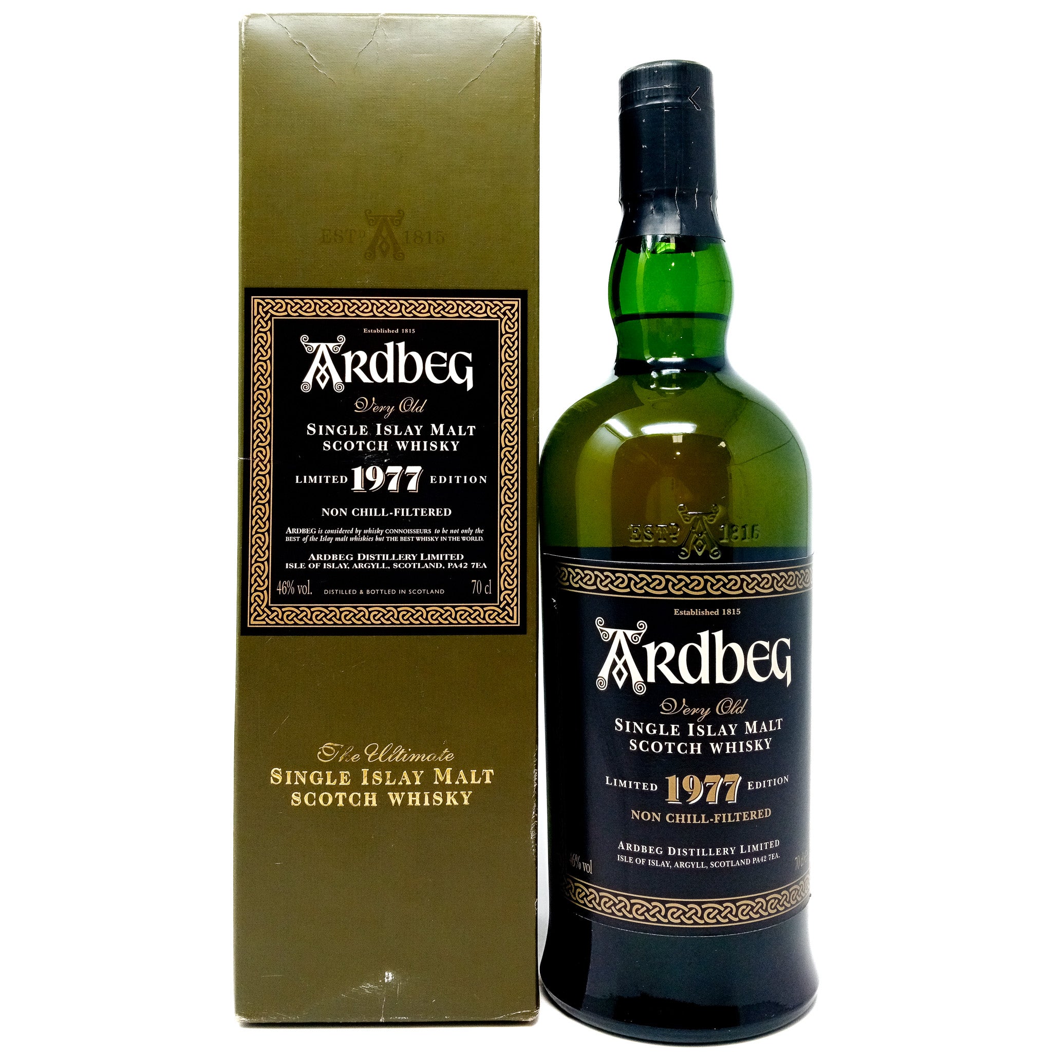 Ardbeg 1977 Limited Edition Scotch - Rare Find, 46% ABV