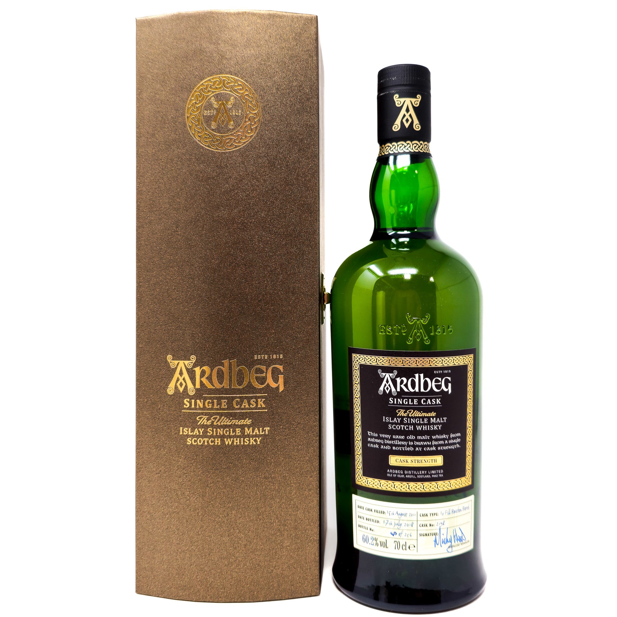 Ardbeg 2011 Single Bourbon Cask Scotch Whisky - Rare Collectible