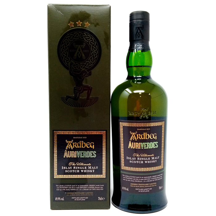 Ardbeg Auriverdes Single Malt Scotch Whisky, 70cl, 49.9% ABV