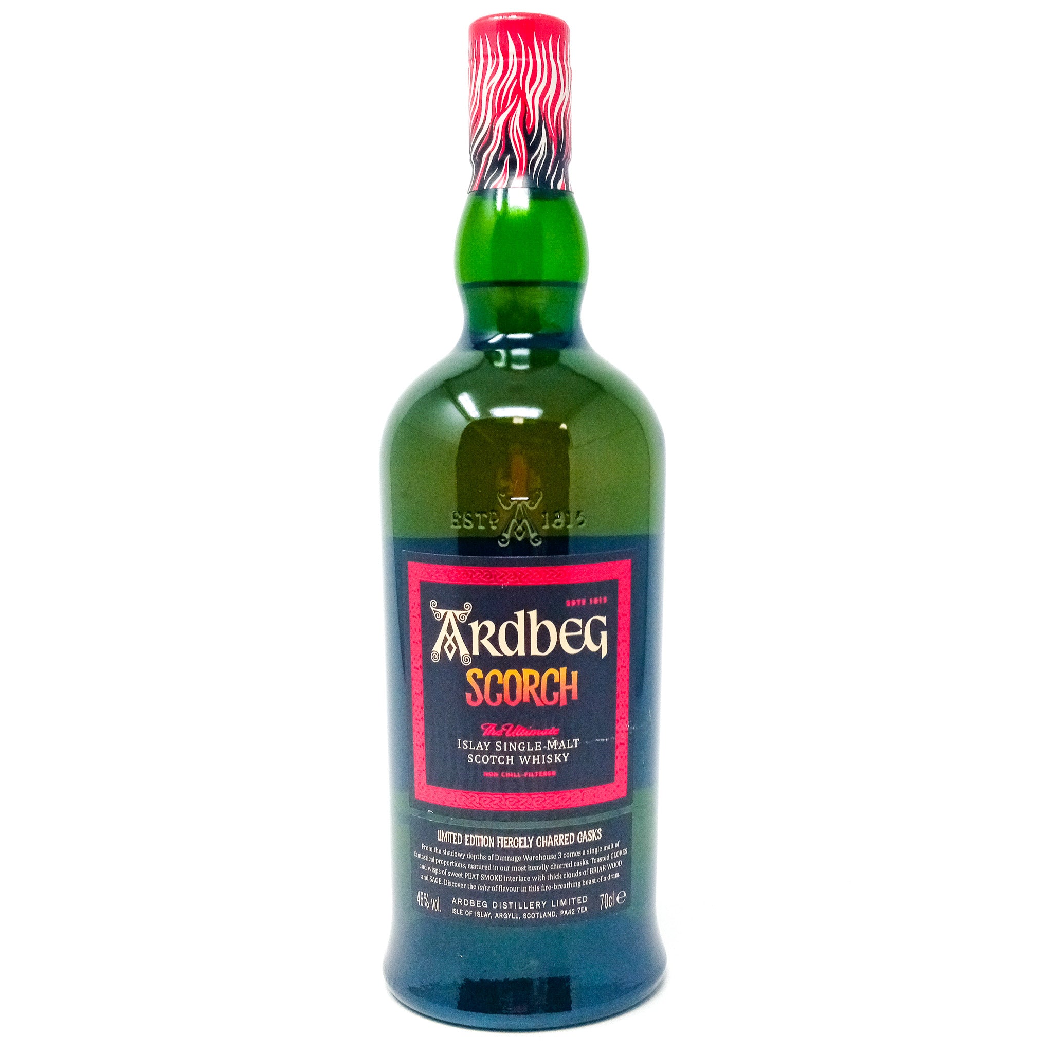 Ardbeg Scorch Islay Single Malt Scotch Whisky, 70cl, 46% ABV