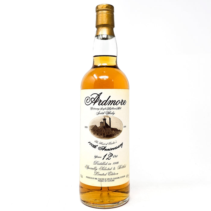 Ardmore 12 Year Old 100th Anniversary Single Malt Scotch Whisky, 70cl, 40% ABV