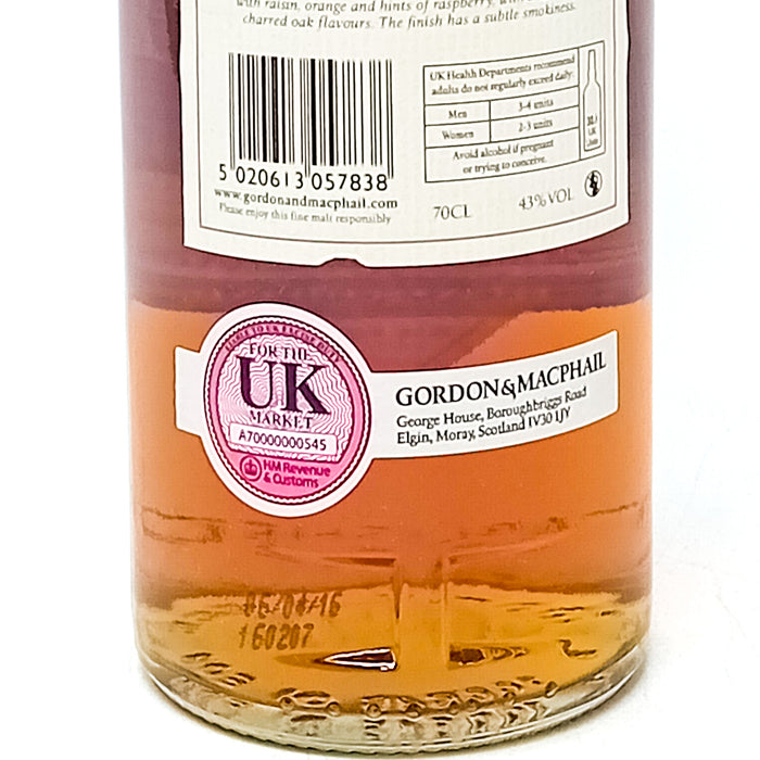 Ardmore 1998 Gordon & MacPhail Single Malt Scotch Whisky, 70cl, 43% ABV
