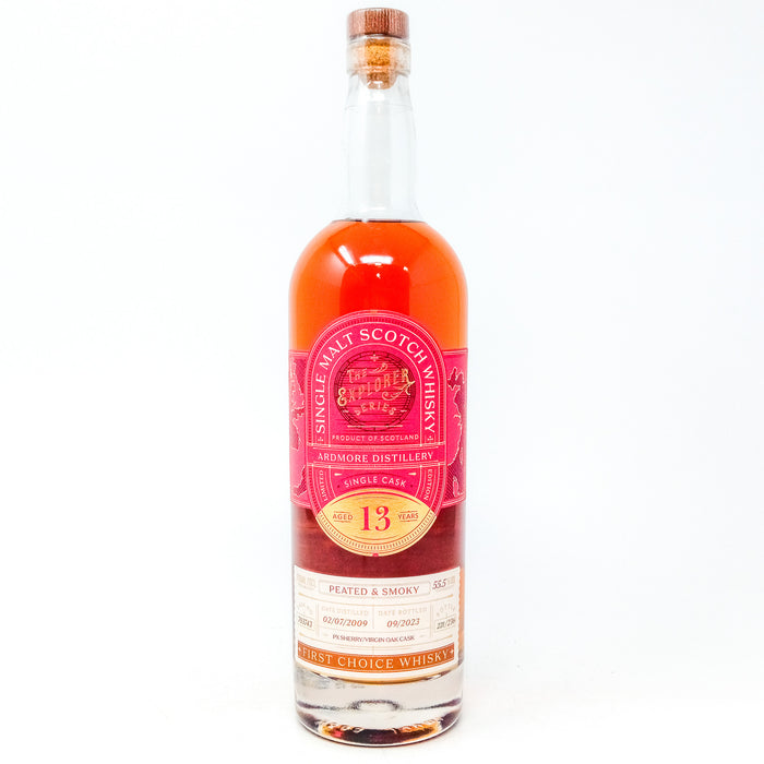 Ardmore 2009 13 Year Old Explorer Series Single Malt Scotch Whisky, 70cl, 55.5% ABV