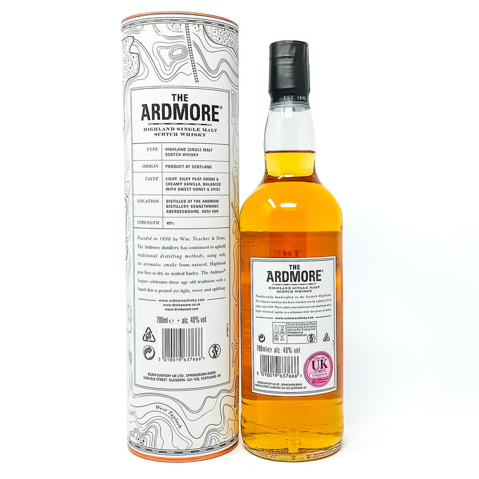 Ardmore Legacy Single Malt Scotch Whisky, 70cl, 40% ABV