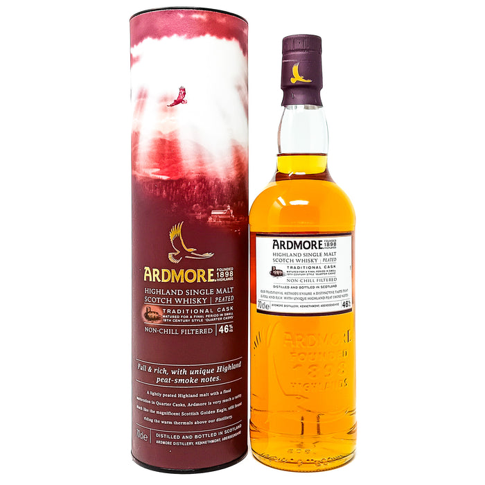 Ardmore Traditional Cask Single Malt Scotch Whisky, 70cl, 46% ABV