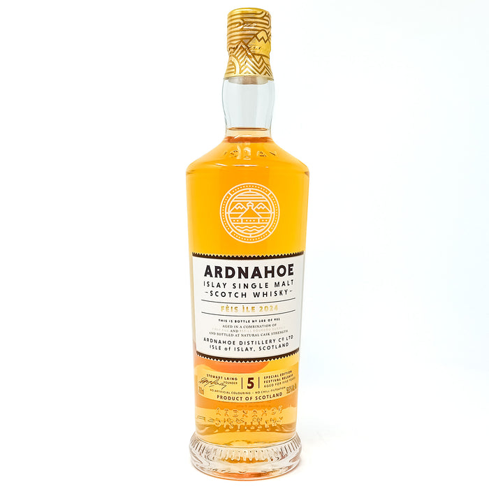 Ardnahoe 5 Year Old Feis Ile 2024 Single Malt Scotch Whisky, 70cl, 59.3% ABV