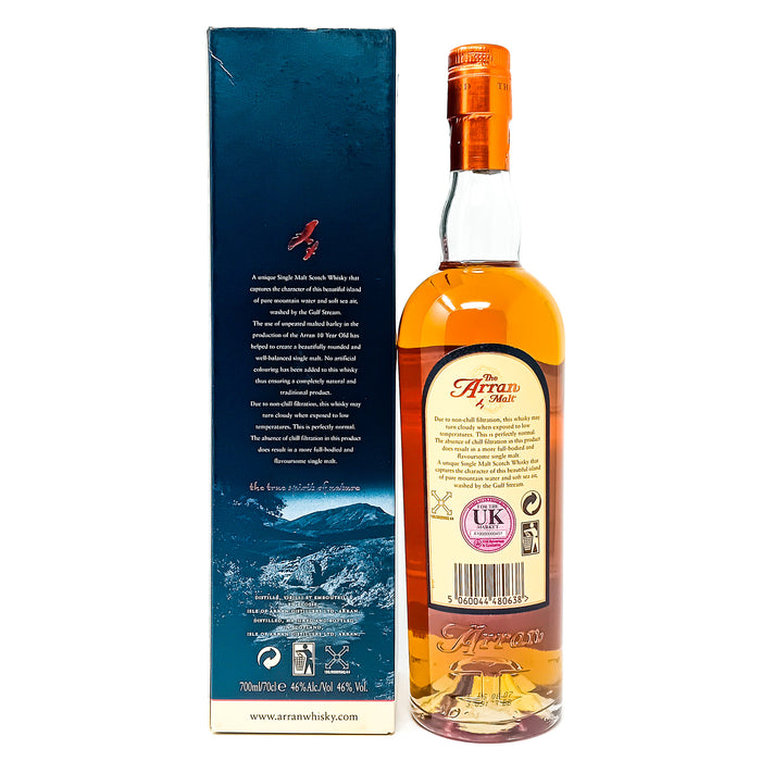Arran 10 Year Old Single Malt Scotch Whisky, 70cl, 46% ABV