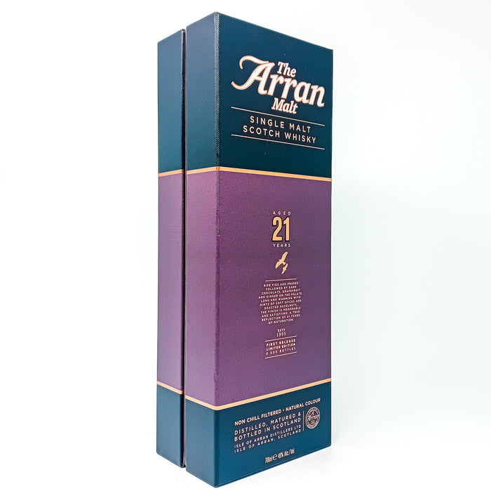 Arran 21 Year Old Single Malt Scotch Whisky, 70cl, 46% ABV