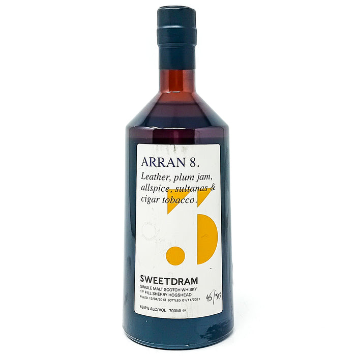Arran 2013 8 Year Old Sweetdram Single Malt Scotch Whisky, 70cl, 59.9% ABV