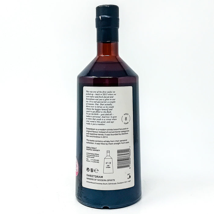 Arran 2013 8 Year Old Sweetdram Single Malt Scotch Whisky, 70cl, 59.9% ABV