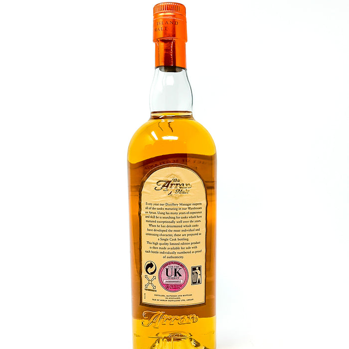 Arran 1996 Bourbon Single Cask #1805 Single Malt Scotch Whisky, 70cl, 54.5% ABV