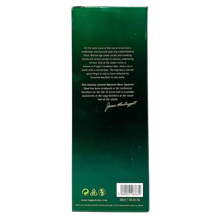 Arran Machrie Moor Fingal's Cut Quarter Cask Single Malt Scotch Whisky, 70cl, 46% ABV