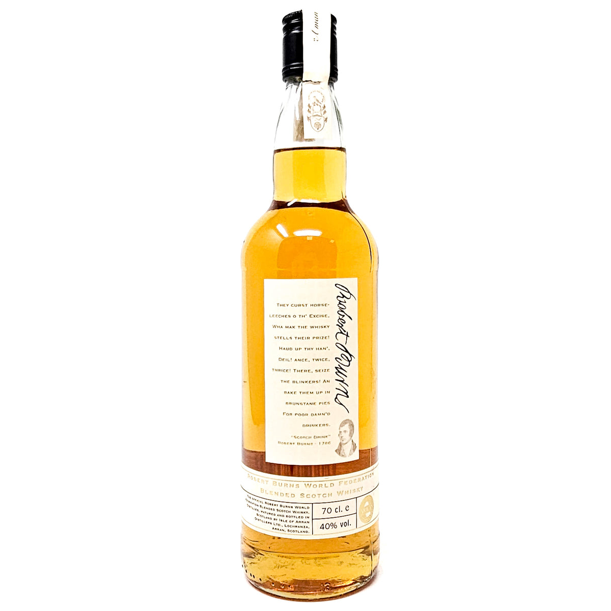 Arran Robert Burns Blended Scotch | Old and Rare