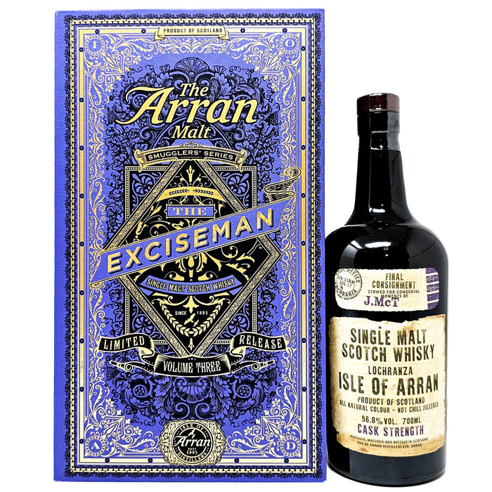 Arran Smugglers Series Volume 3 The Exciseman Single Malt Scotch Whisky, 70cl, 56.8% ABV