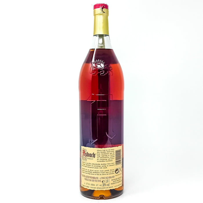 Asbach Uralt German Brandy, 1L, 38% ABV