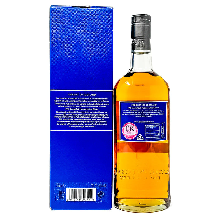 Auchentoshan 1998 Sherry Cask Matured Single Malt Scotch Whisky, 70cl, 54.6% ABV