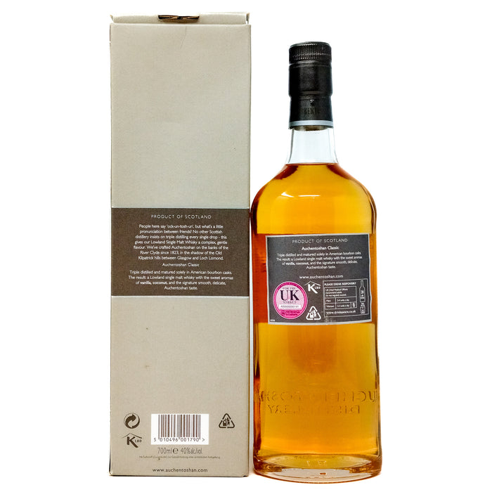 Auchentoshan Classic Single Malt Scotch Whisky, 70cl, 40% ABV