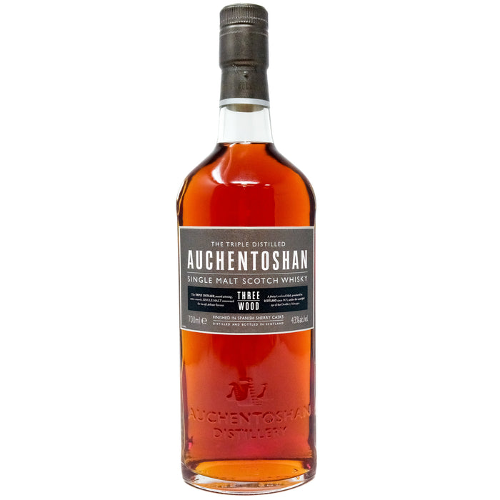 Auchentoshan Three Wood Single Malt Scotch Whisky, 70cl, 43% ABV