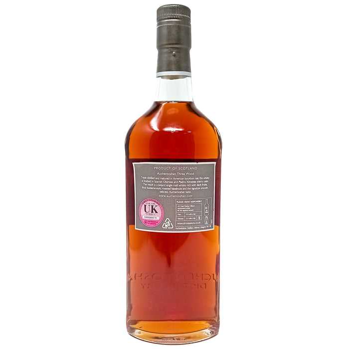 Auchentoshan Three Wood Single Malt Scotch Whisky, 70cl, 43% ABV