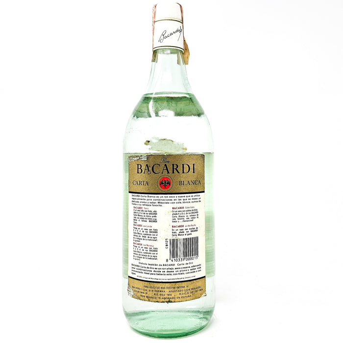 Bacardi Carta Blanca Rum, 1.25L, 40% ABV