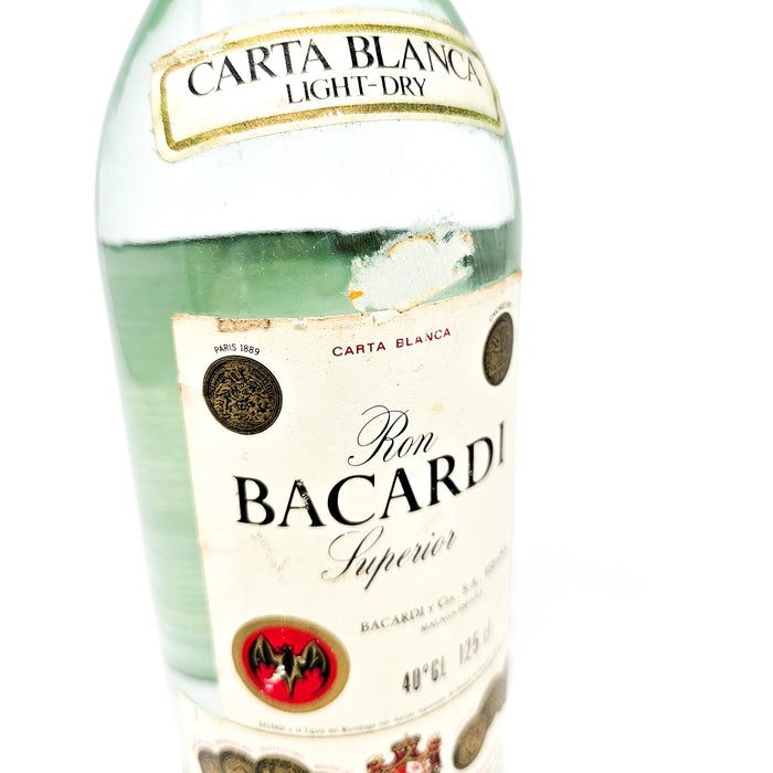 Bacardi Carta Blanca Rum, 1.25L, 40% ABV