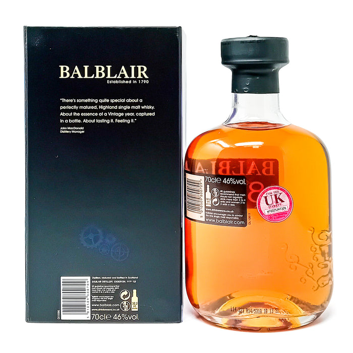 Balblair 1983 1st Release Single Malt Scotch Whisky, 70cl, 46% ABV