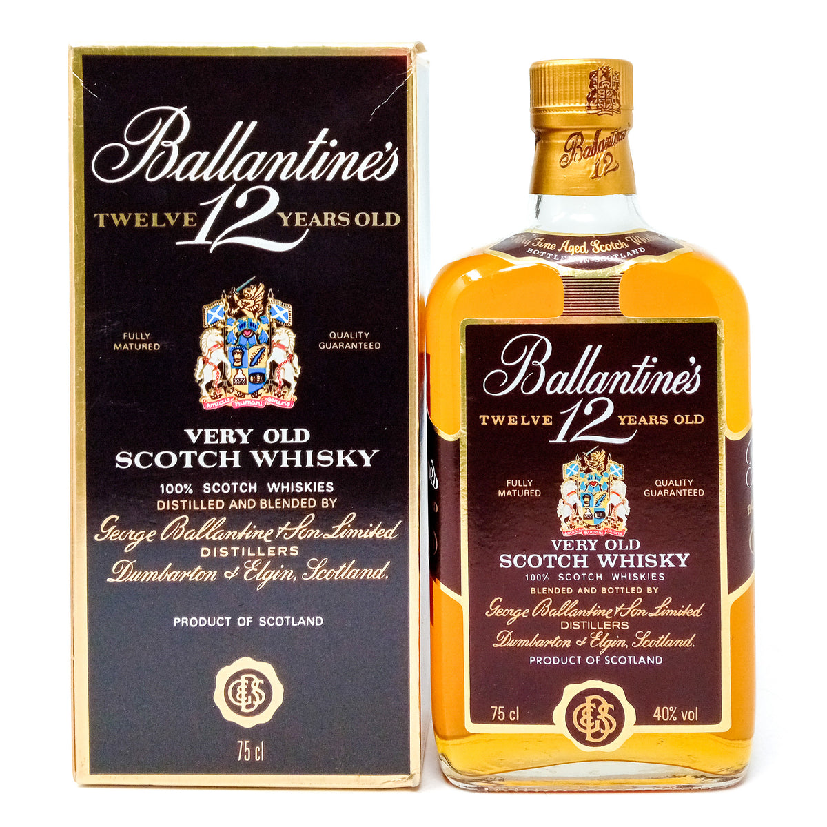 Ballantines 12 Year Old Very Old Blended Scotch Whisky, 75cl, 40% ABV