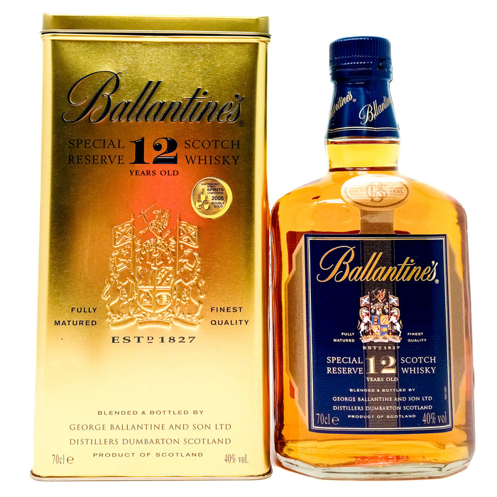 Ballantine's 12 Year Old Special Reserve Blended Scotch Whisky, 70cl, 40% ABV