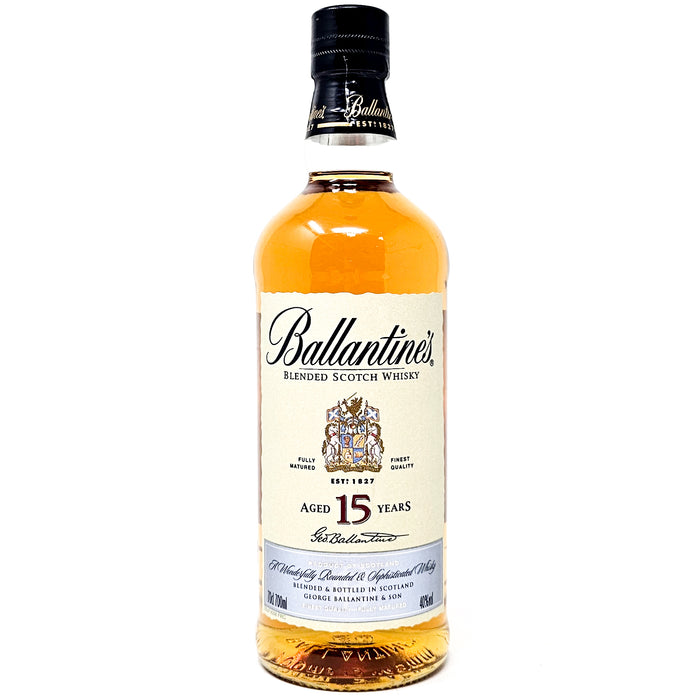 Ballantine's 15 Year Old Blended Scotch Whisky, 70cl, 40% ABV