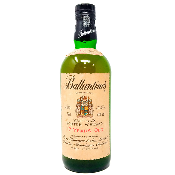 Ballantine's 17 Year Old 1980s Blended Scotch Whisky, 75cl, 43% ABV