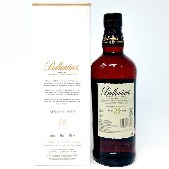 Ballantine's 21 Year Old Very Old Blended Scotch Whisky, 70cl, 40% ABV