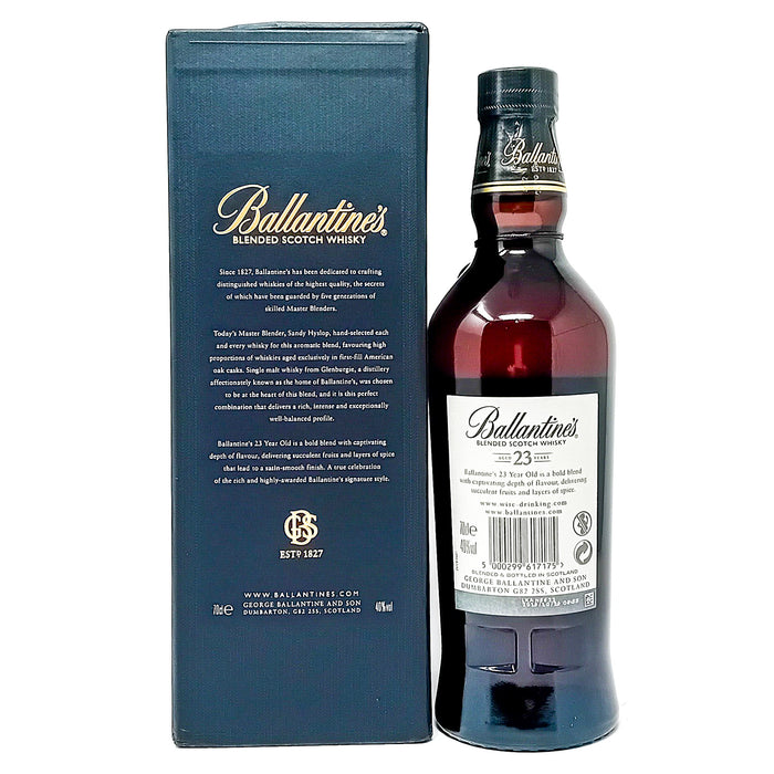 Ballantine's 23 Year Old American Oak Casks Blended Scotch Whisky, 70cl, 40% ABV