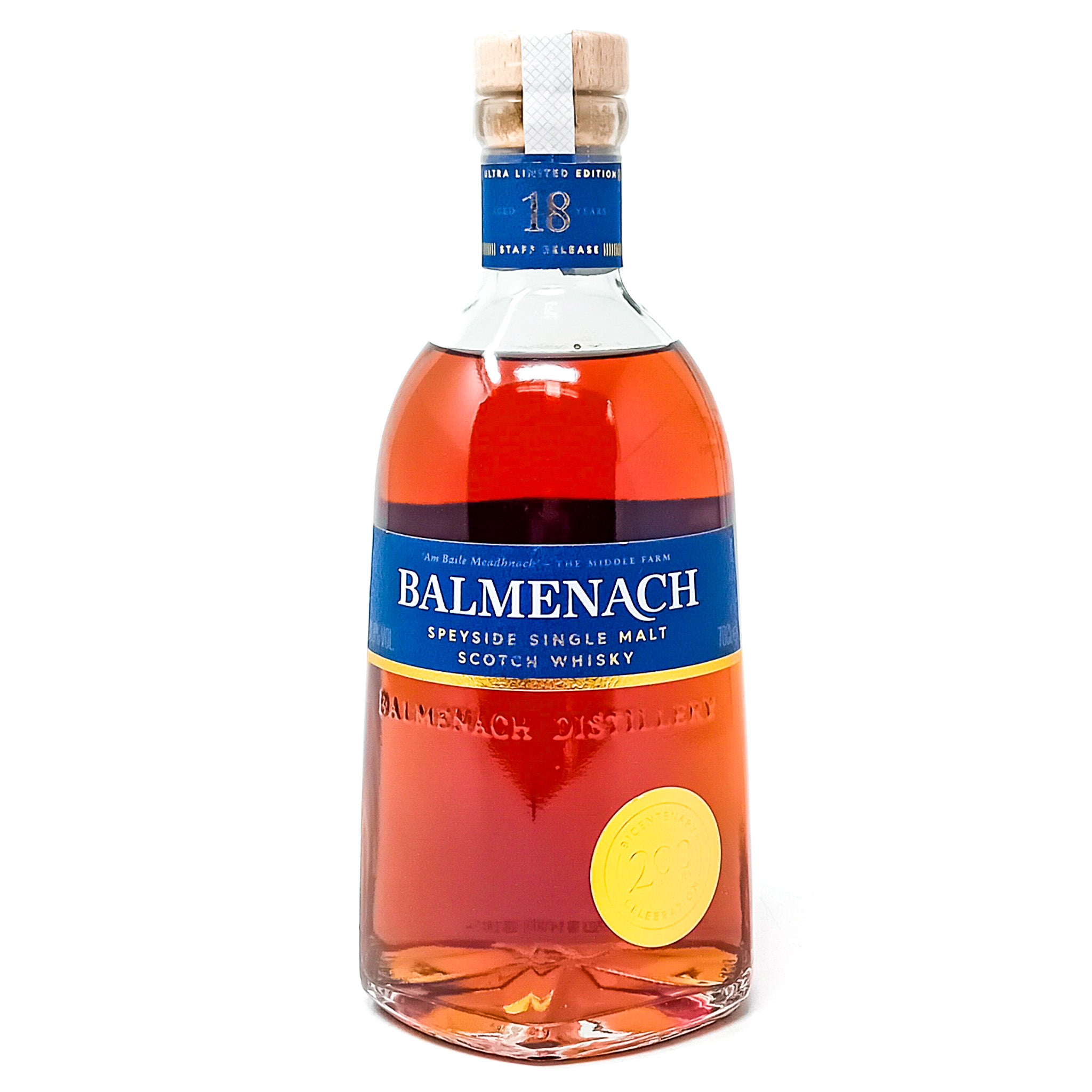 Balmenach Bicentenary 18 Year Old Staff Edition Single Malt Scotch Whi