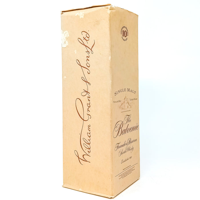 Balvenie 10 Year Old Founder's Reserve Cognac Bottle Single Malt Scotch Whisky, 75cl, 40% ABV