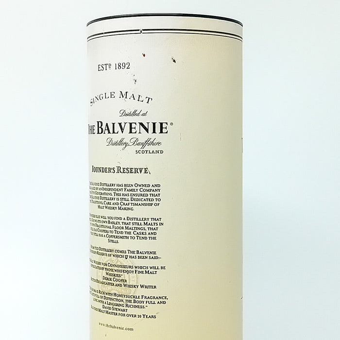 Balvenie 10 Year Old Founder's Reserve Single Malt Scotch Whisky, 70cl, 40% ABV