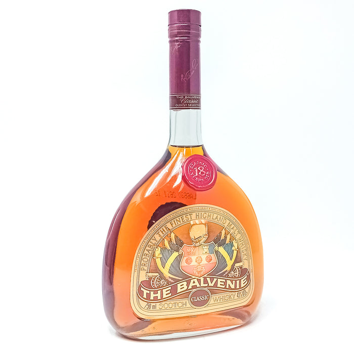 Balvenie Classic 18 Year Old Single Malt Scotch Whisky, 75cl, 43% ABV