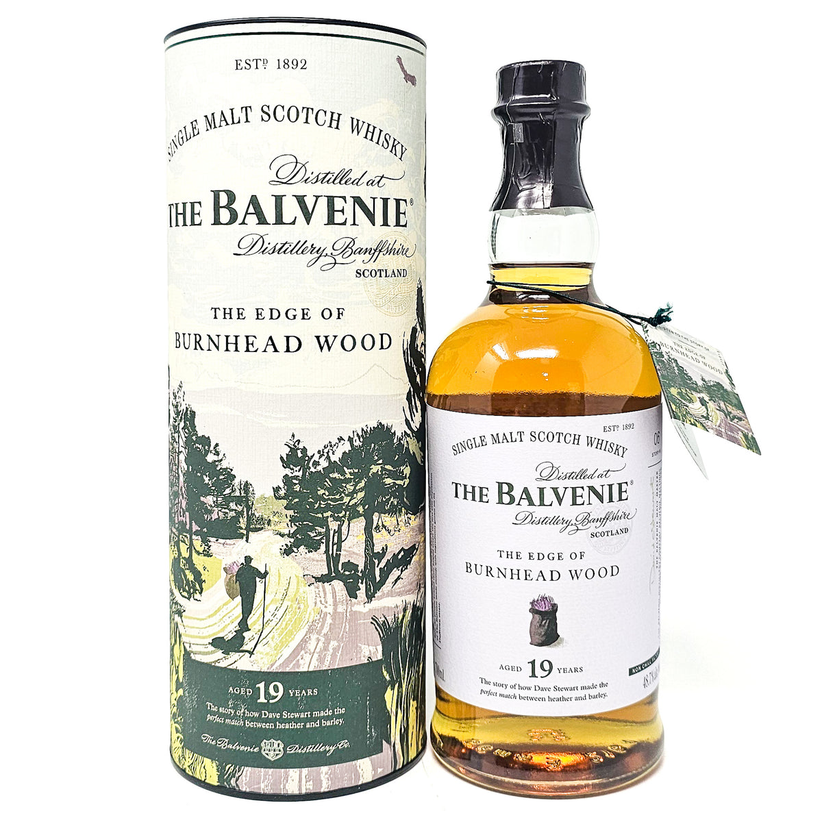 (最終値下げ)BALVENIE 19年 EDGE OF BURNHEADWOOD Balvenie 19 Year Old The Edge of Burnhead Wood Single Malt Scotch Whis